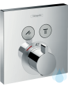 ShowerSelect termostatska armatura za tuš Hansgrohe podometna armatura za tuš z dvema izlivoma - pokrivna plošča